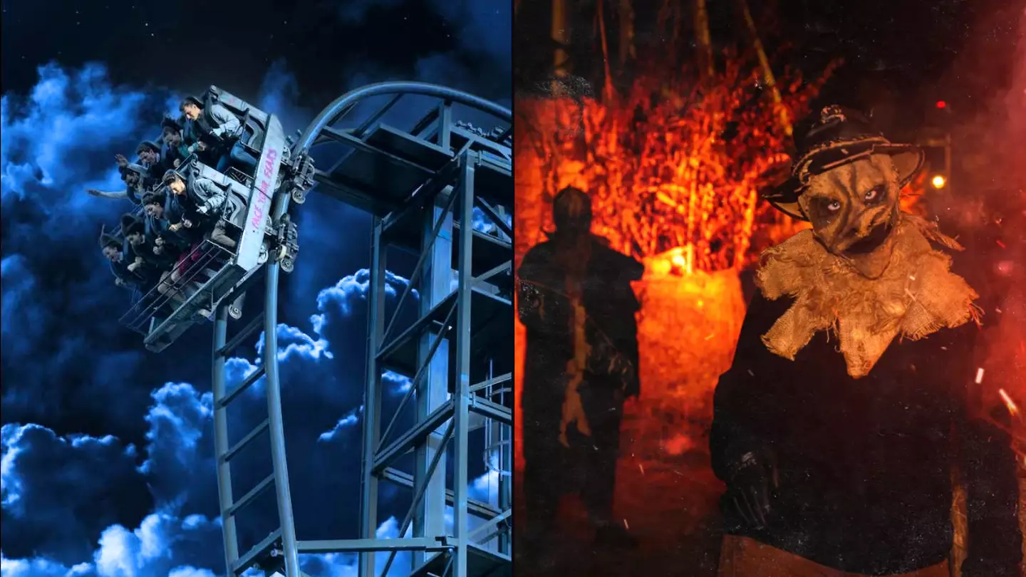 Thorpe Park visitors flock to 'best coaster in the UK' Halloween Fright Nights begin
