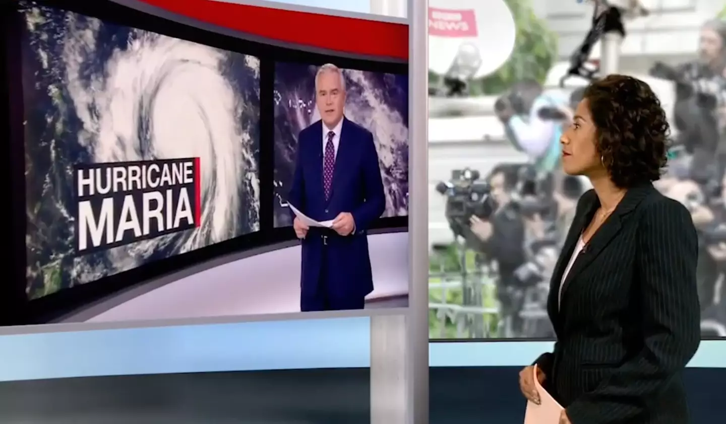 The BBC broadcast a clip from 2017 rather than one to promote the new series.