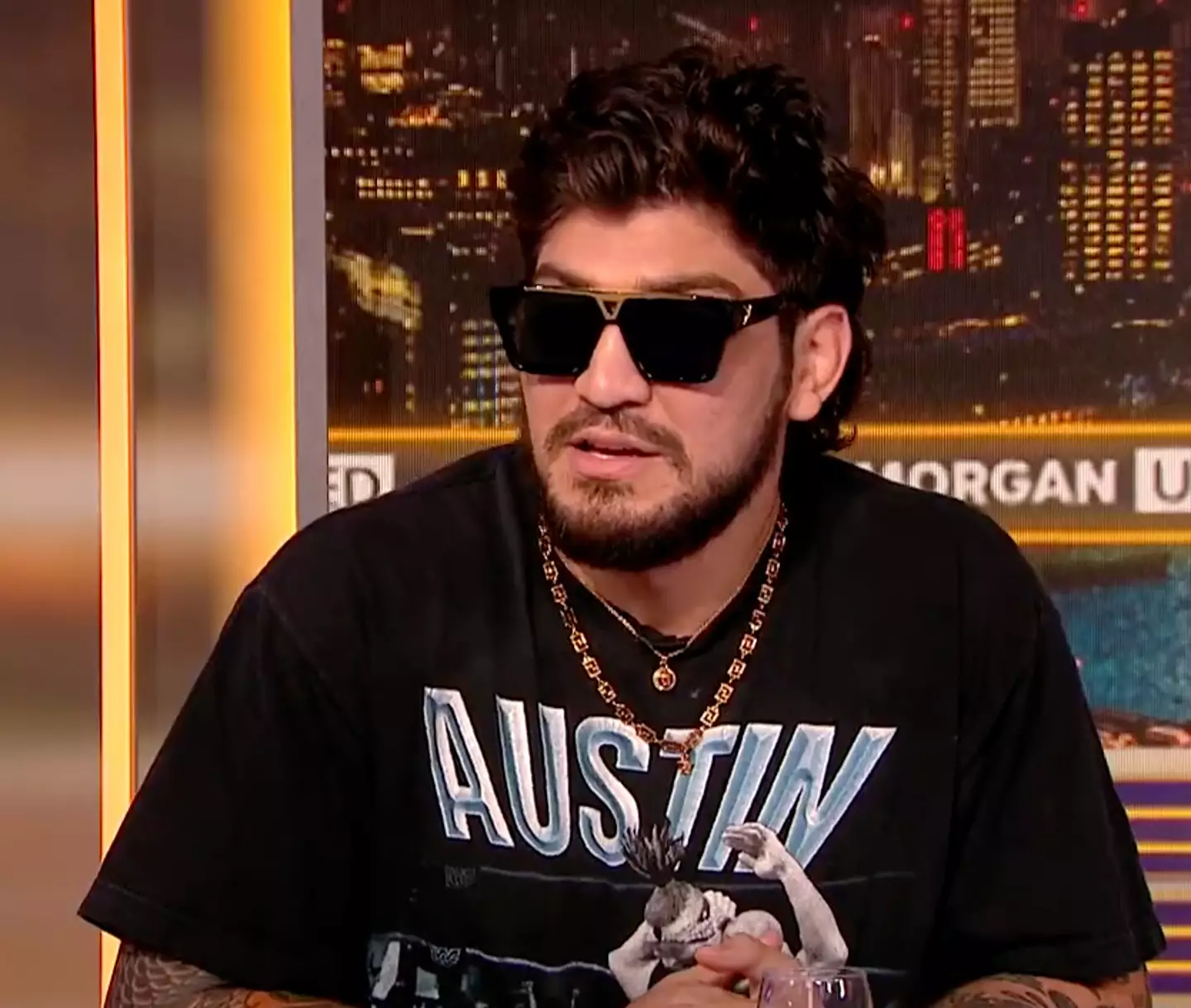 Dillon Danis gets confronted by Piers Morgan.