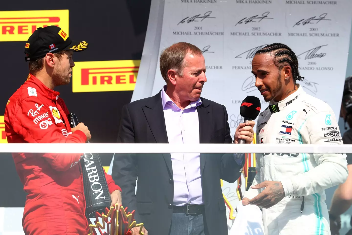 We're going to have to get used to seeing Lewis Hamilton in the red racing jumpsuit of Ferrari.