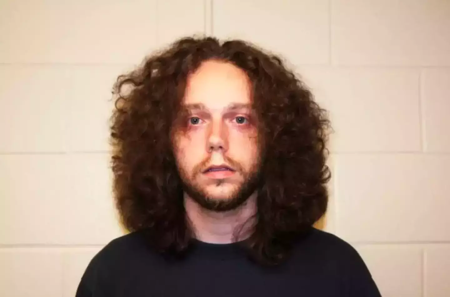 Stephen McDaniel barely moved during his interrogation (Macon County Police Department)