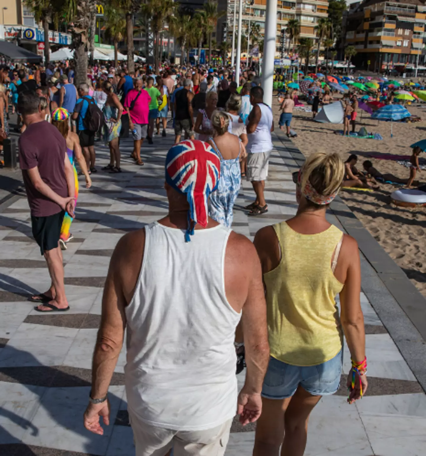 Brits love going to Spain for their holidays.