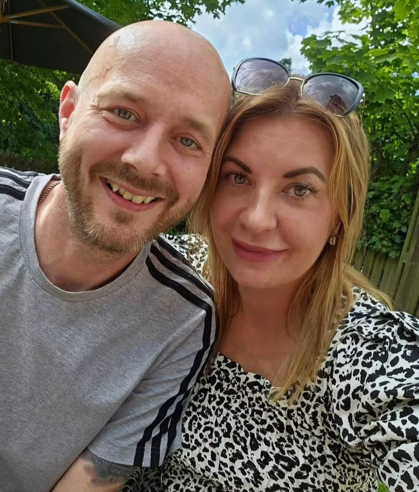 Barry and his wife Leanne (SWNS)
