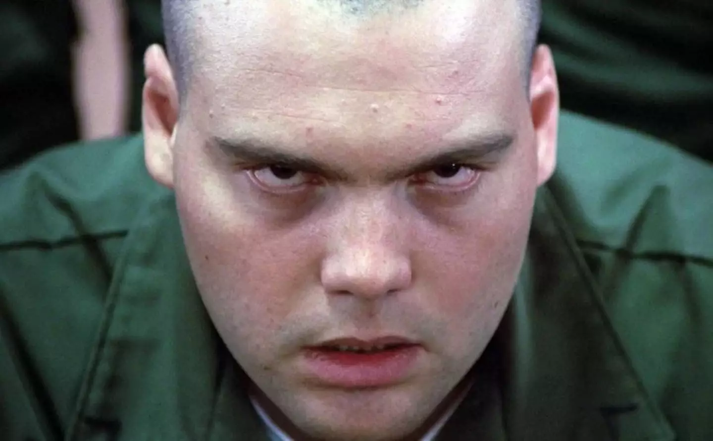 D'Onofrio went from, in his own words 'a lanky long actor' to a stocky shaven-headed man (Warner Brothers)