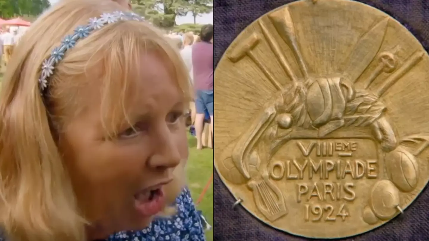Antiques Roadshow guest stunned at value of grandmother's 100-year-old Olympic medal