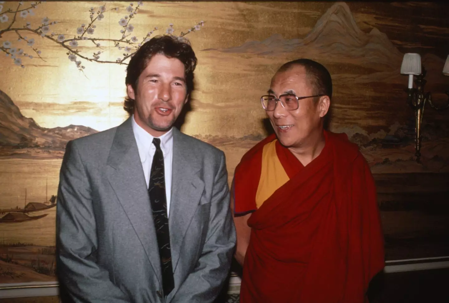 The actor has a longstanding relationship with the Dalai Lama and is a practicing Buddhist (Robin Platzer/Images/Getty Images)