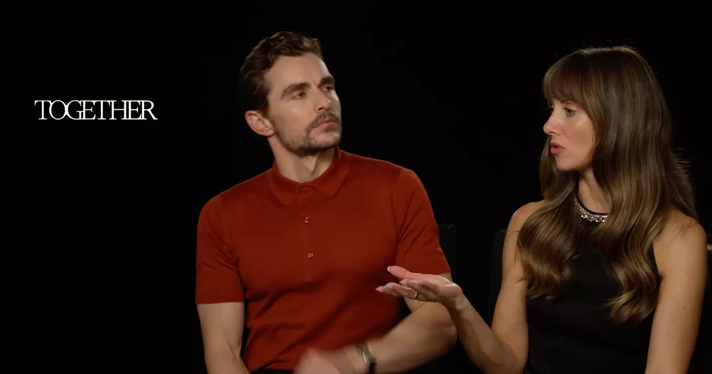 The pair spoke about the fact they decided an intimacy co-ordinator wasn't needed (LADbible)