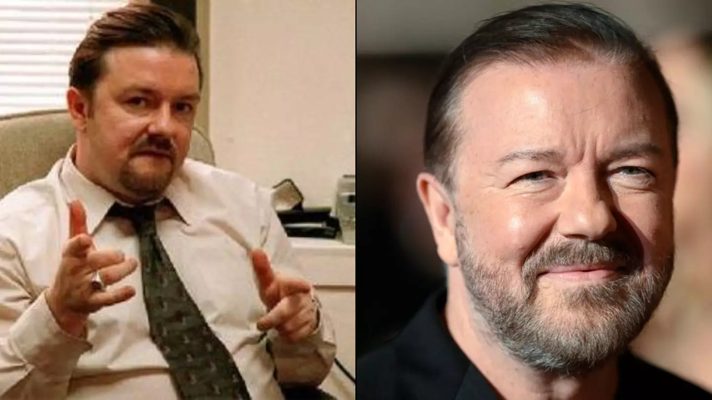 Ricky Gervais discovers old notebook with first mention of iconic Office character that changed his life
