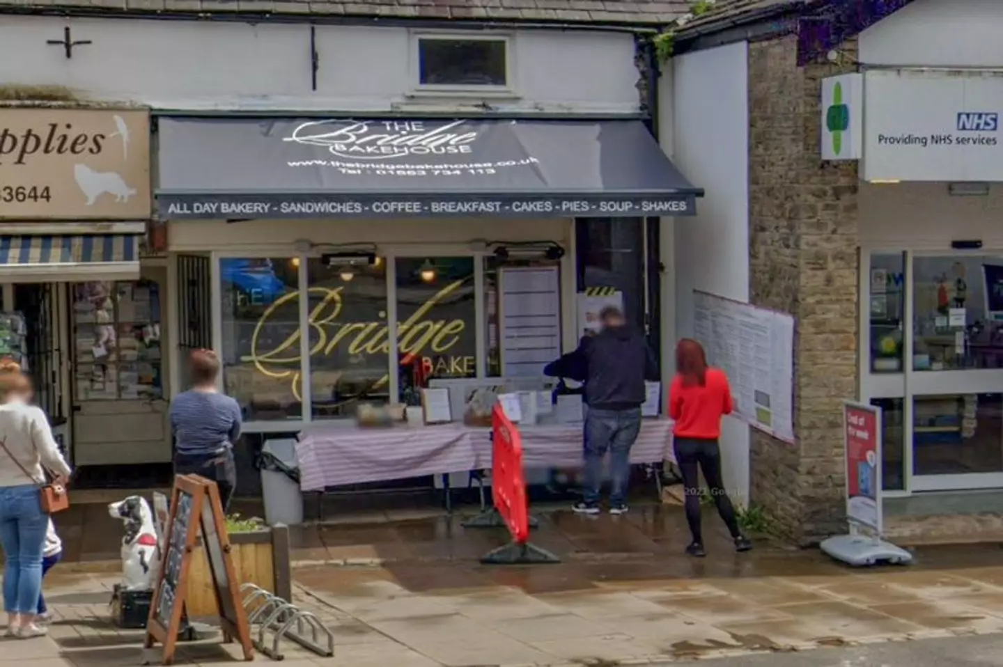 A café in Derbyshire has received a threatening letter about the name of one of its sandwiches.
