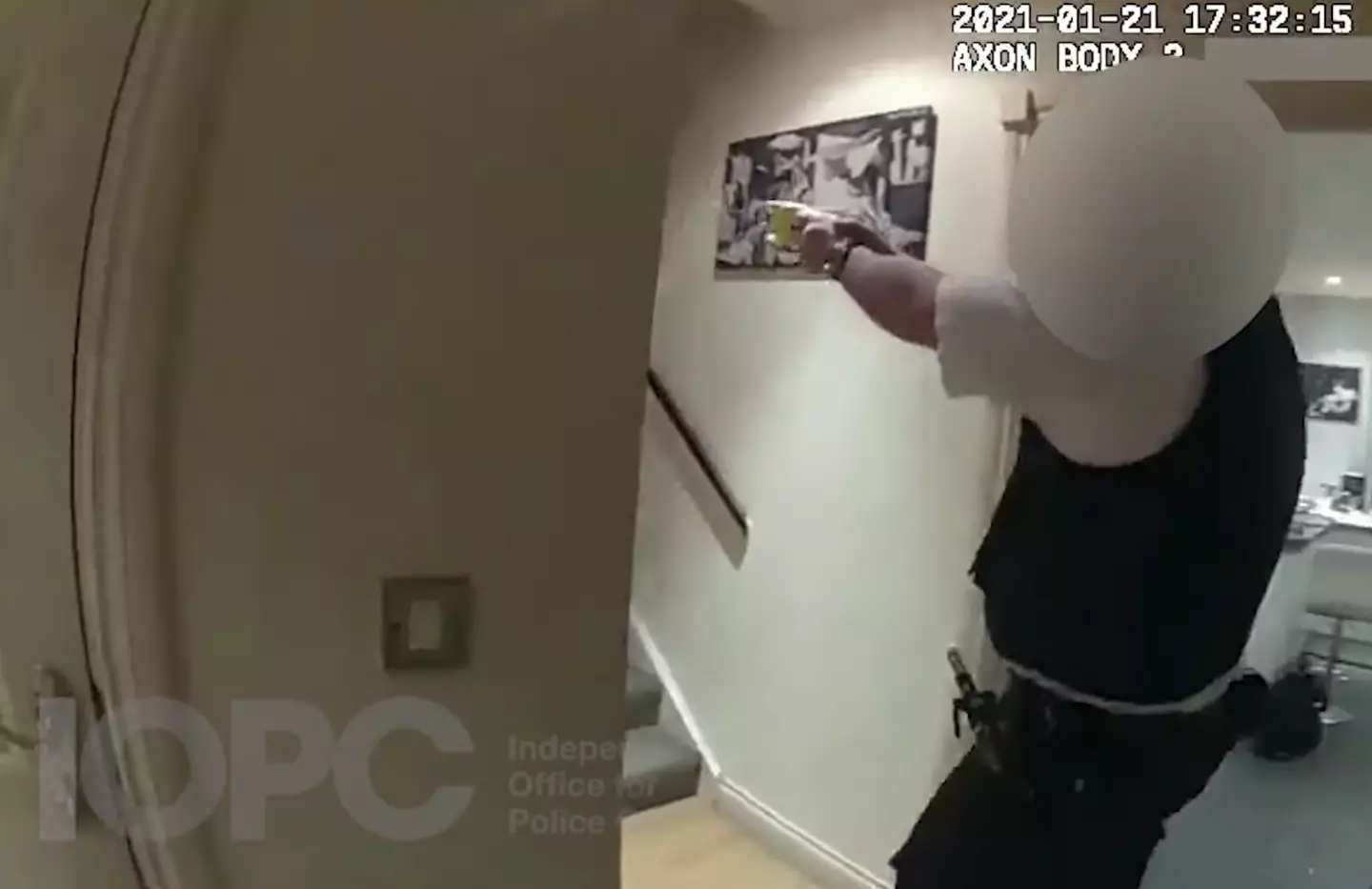 PC Jonathan Broadhead tasered a 10-year-old girl twice after being called out to her home in South London.