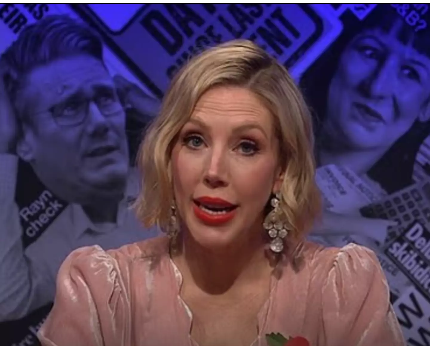 Not everyone was happy with the comedian's joke on the comedy show. (BBC)