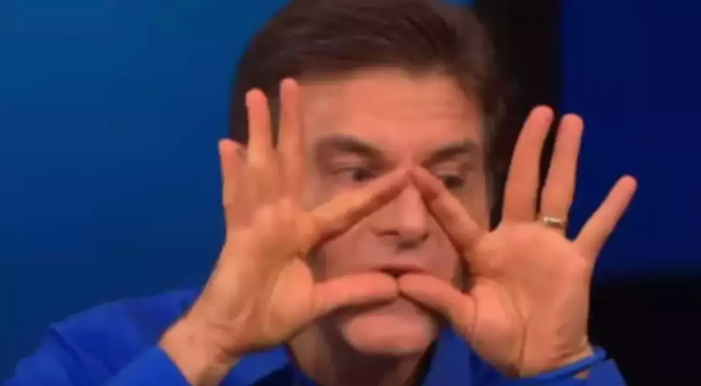 Dr Oz is known for his TV health advice.