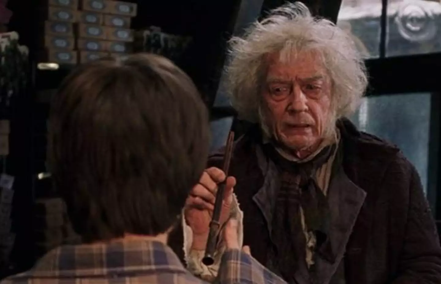 John Hurt as Garrick Ollivander. (Warner Bros)