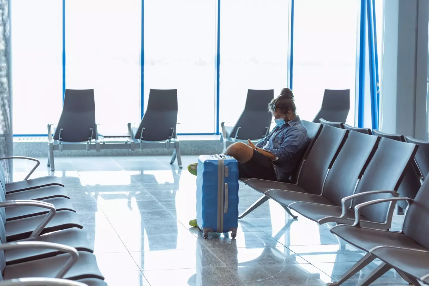 Thousands of people saw their flights cancelled yesterday.