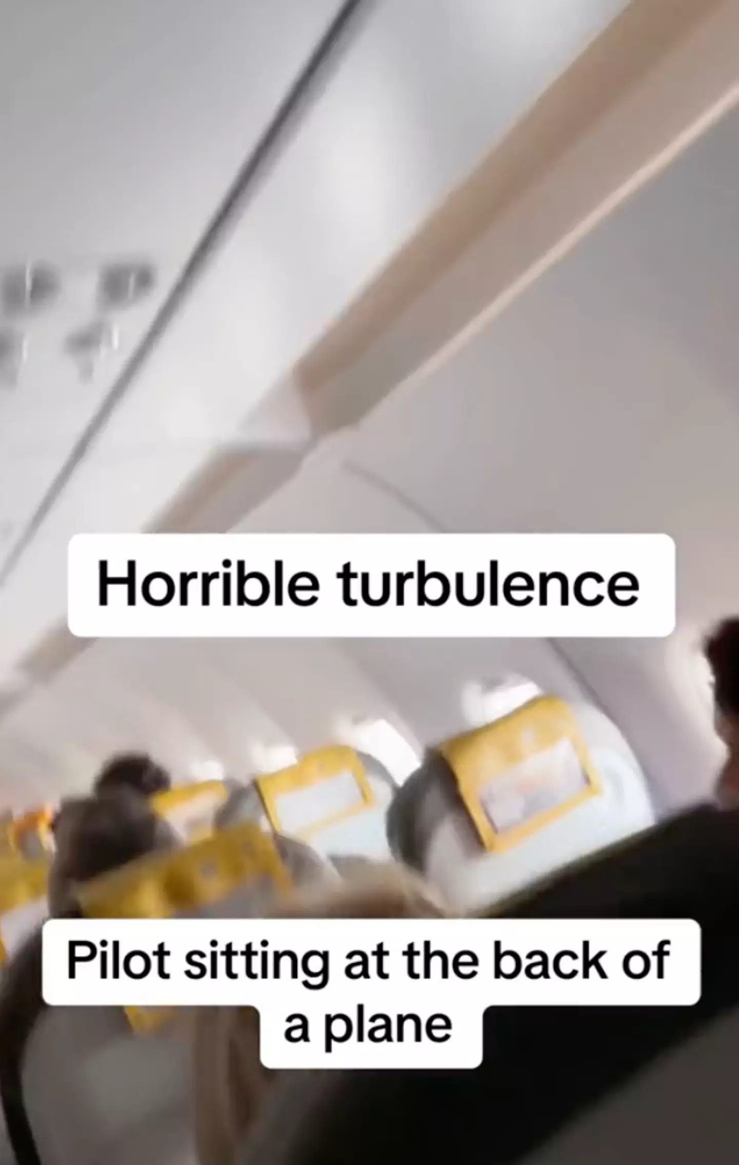 He said it was some of the worst turbulence he'd ever experienced.