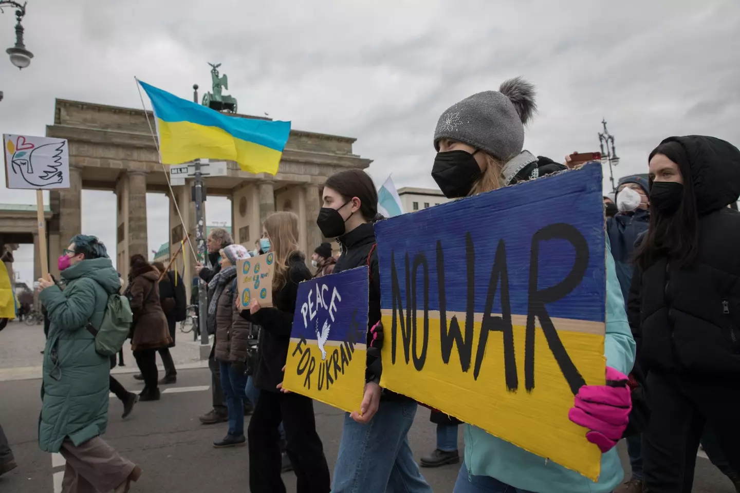 Protestors have shared their thoughts on the Ukraine war worldwide.