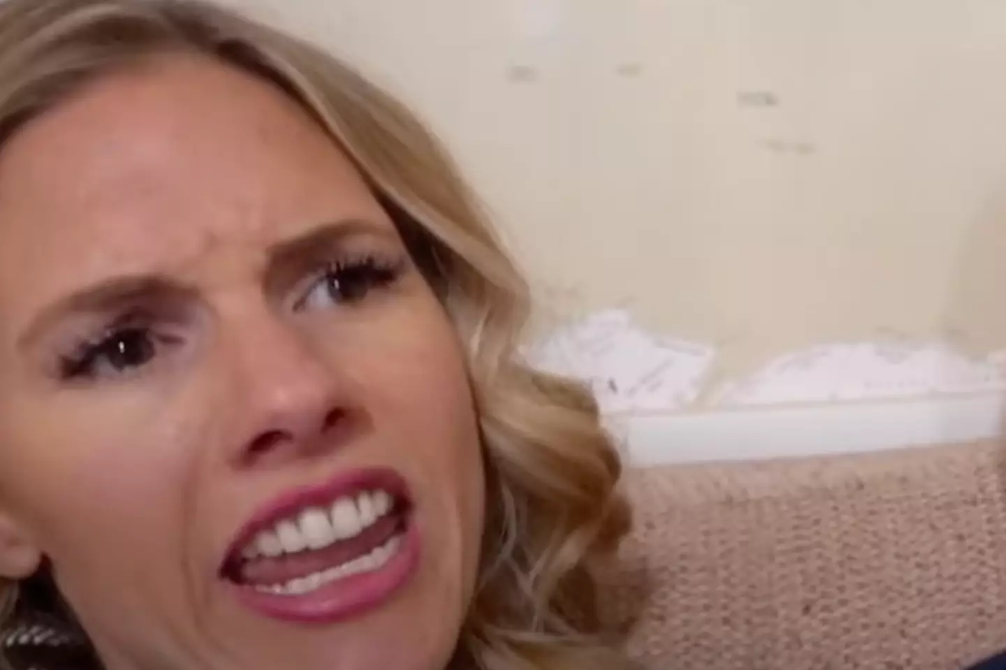 The mum can be seen shouting in the trailer (Hulu)