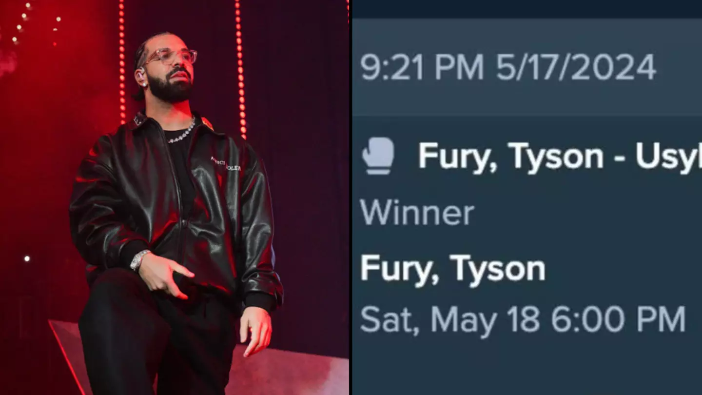 Drake just lost incredible amount of money after Tyson Fury loses to Oleksandr Usyk