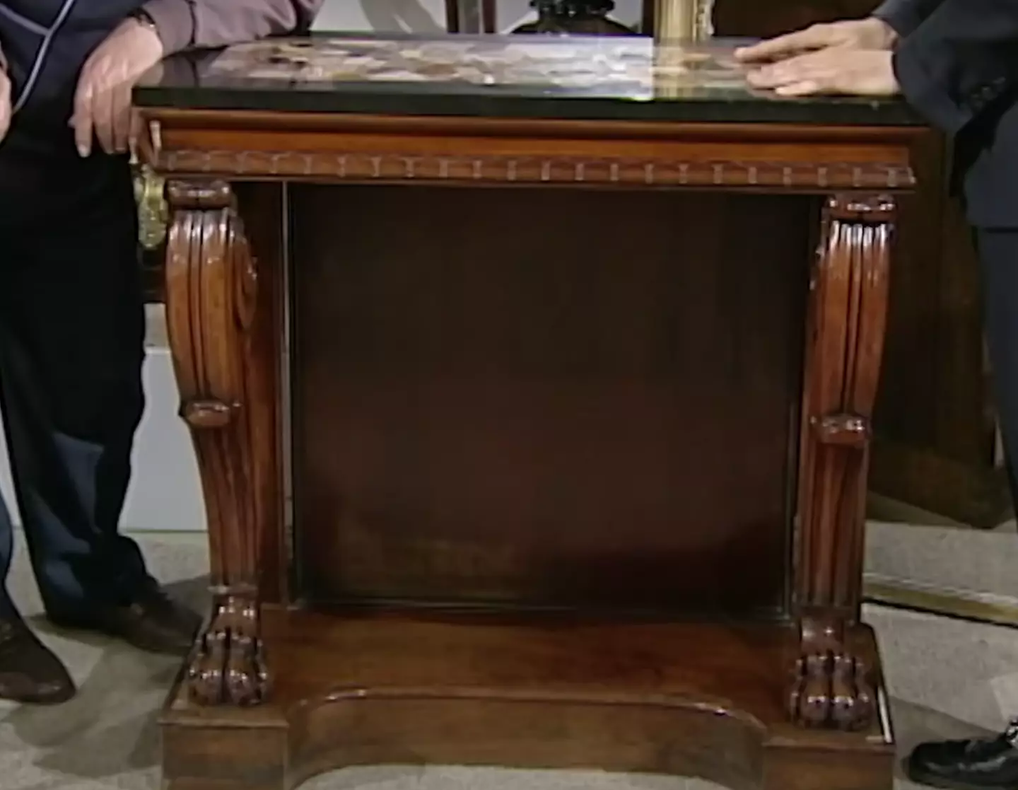 The table in question (BBC)