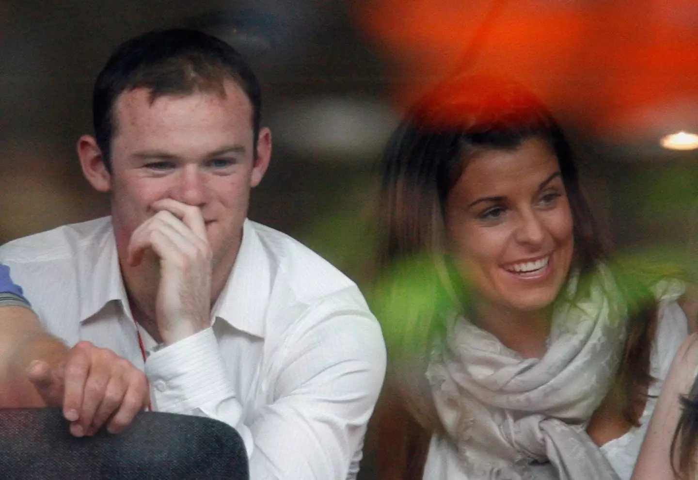 The couple met at school.