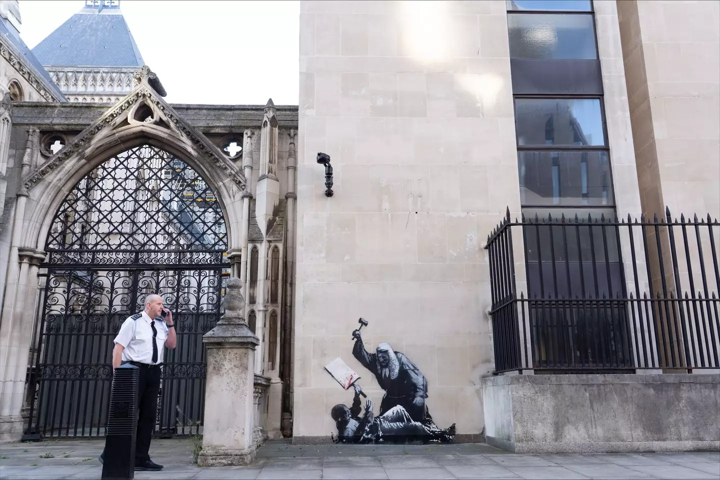 Banksy has shared several images (PA/Handout)