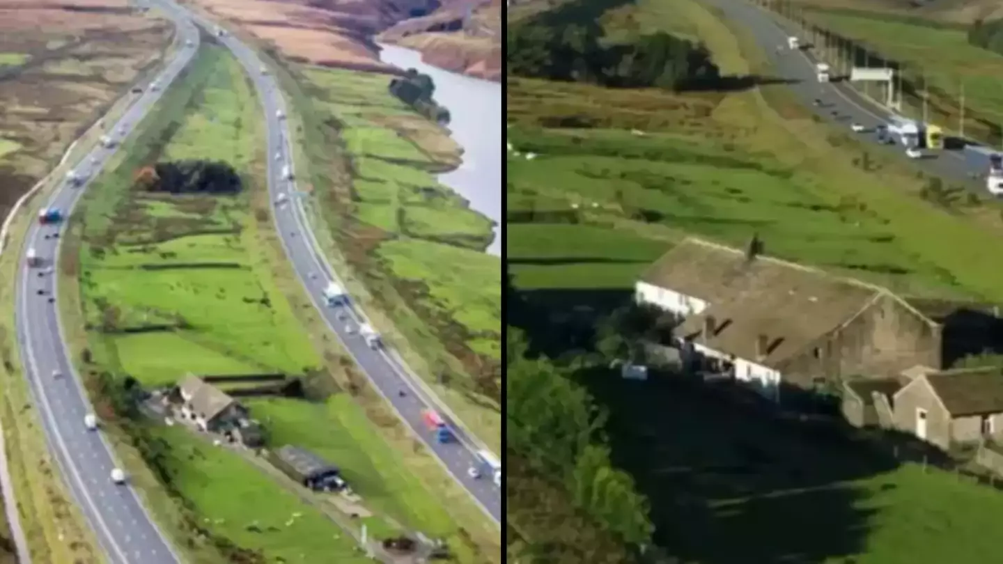 Family who bought house in middle of M62 motorway spoke out about bizarre situation