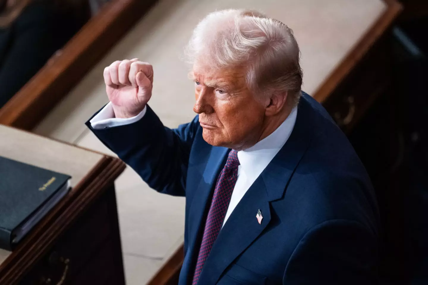 Trump said he planned to take Greenland regardless of Denmark's stance (Tom Williams/CQ-Roll Call, Inc via Getty Images)