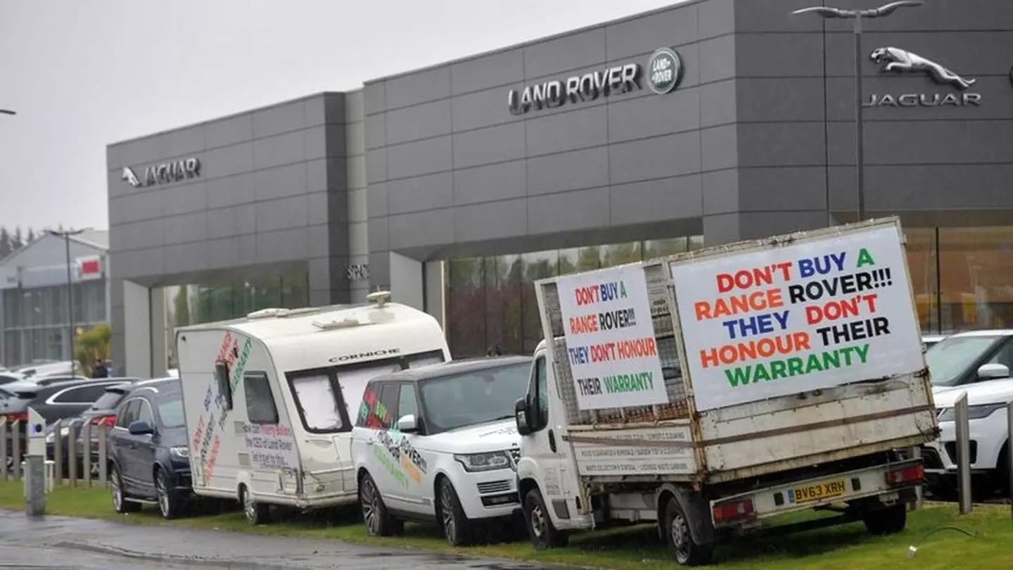 As you can see, he's making his point known.