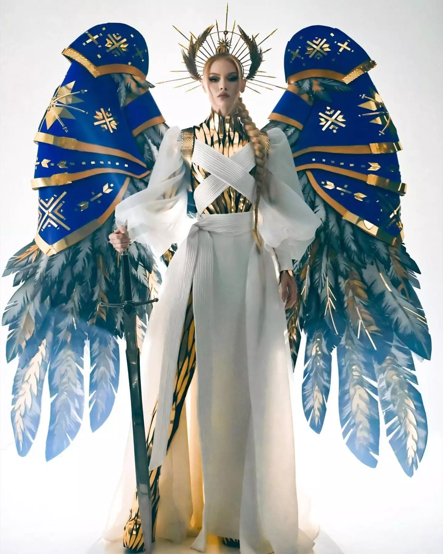 Viktoria Apanasenko wore a 'Warrior of Light' costume.