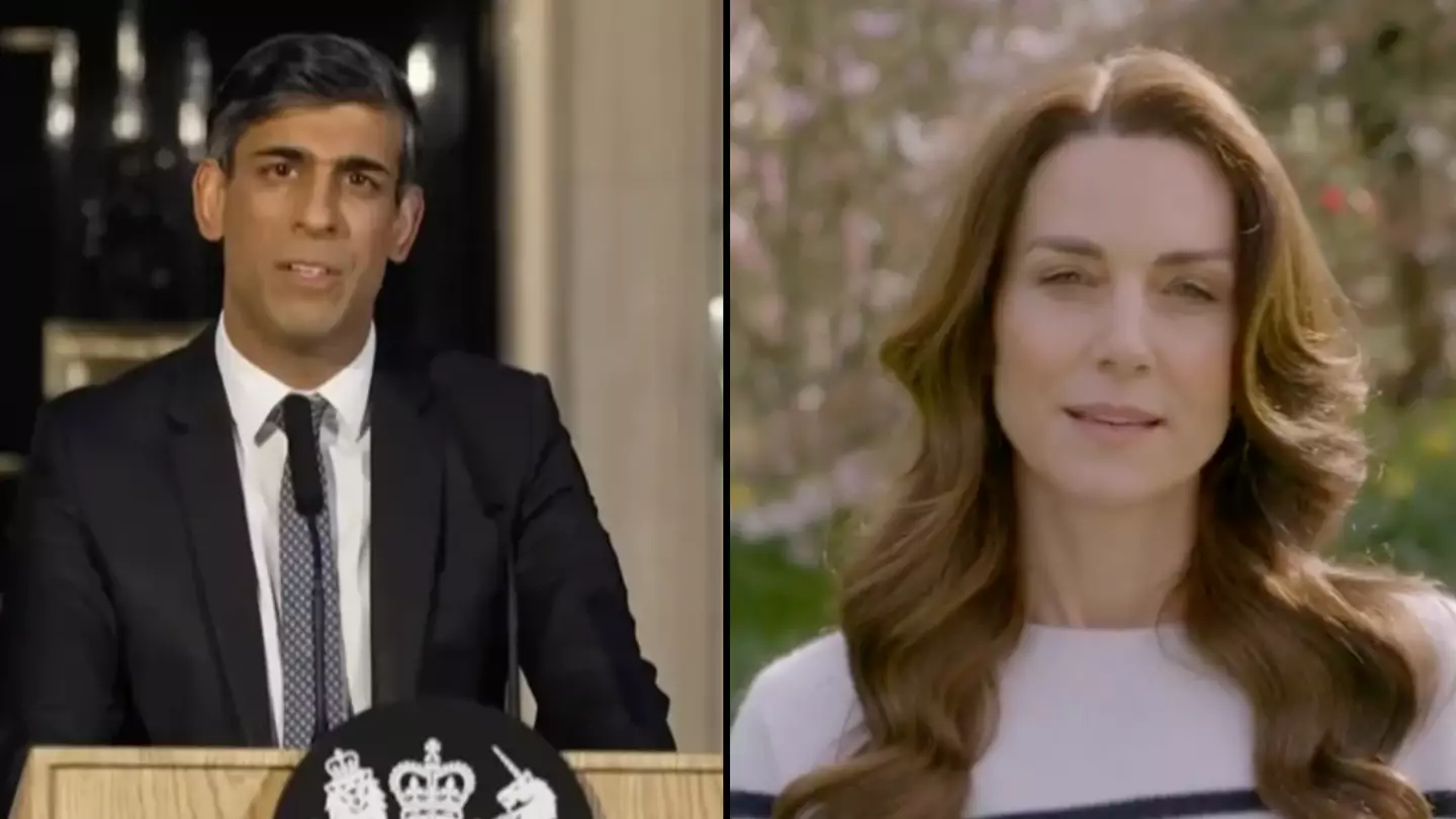 Rishi Sunak issues plea to British public as Kate Middleton announces she's undergoing cancer treatment