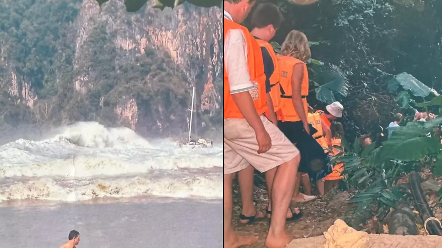 Woman caught up in boxing day tsunami which killed 220,000 speaks out on escaping horrific disaster