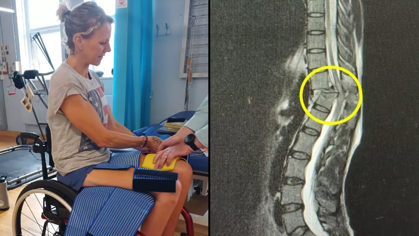 Mum issues warning to everyone after ending up paralysed when doing squat in gym