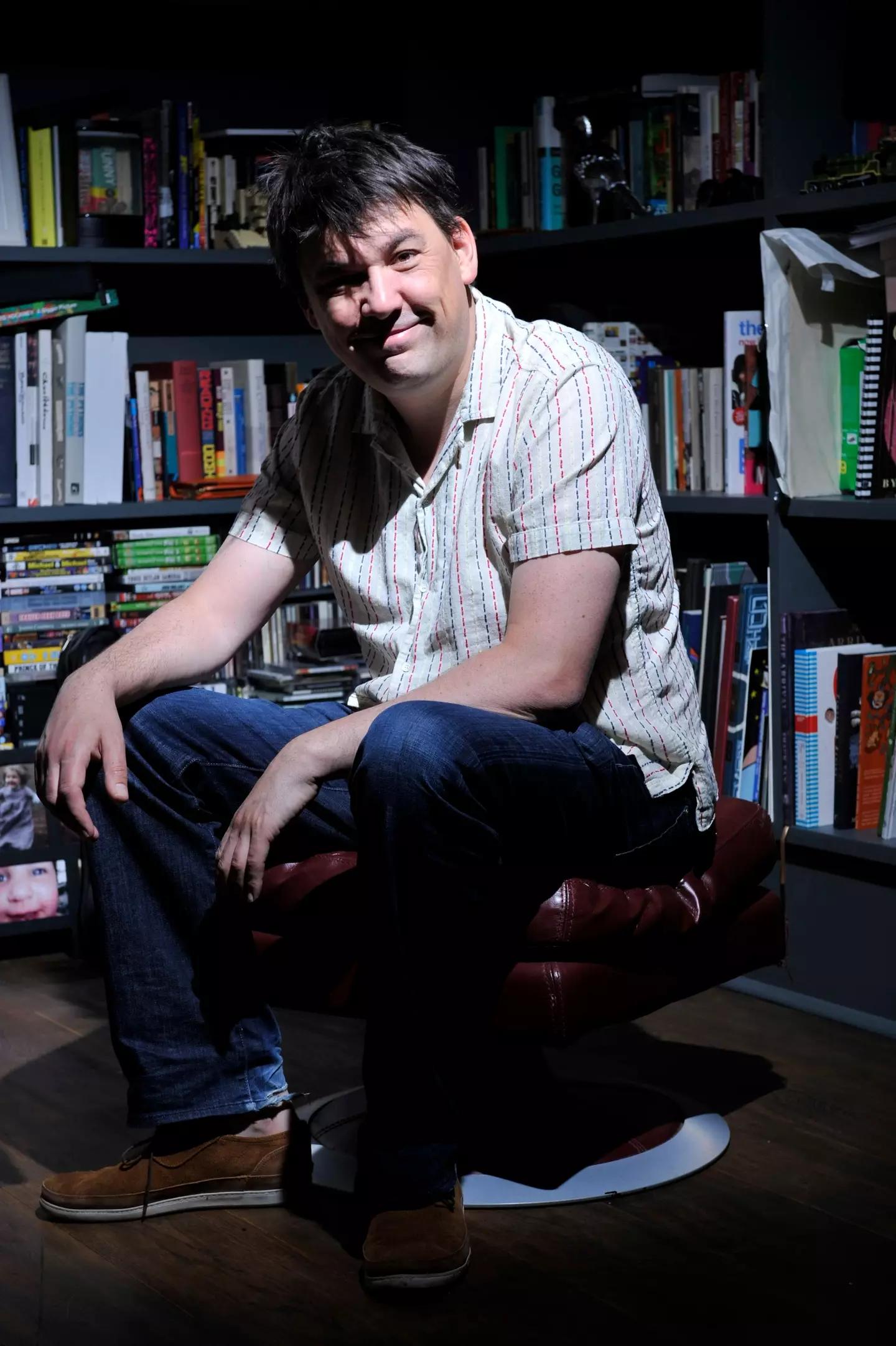 Graham Linehan has been outspoken in his anti-trans rhetoric in recent years (edge via Getty Images)