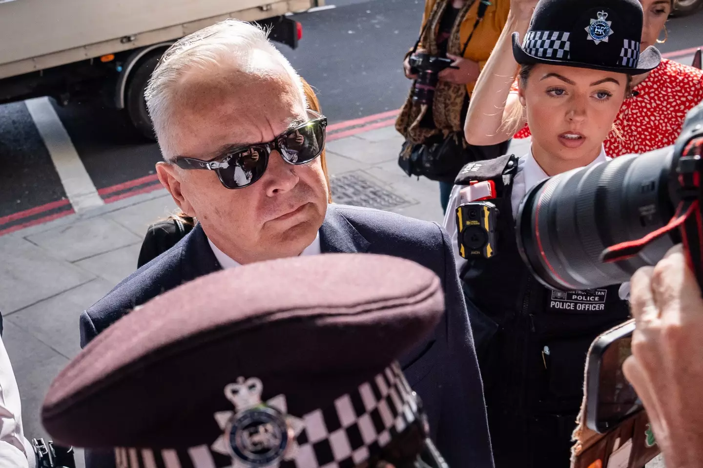 Huw Edwards has pleaded guilty to three counts of making indecent images of children (PA)