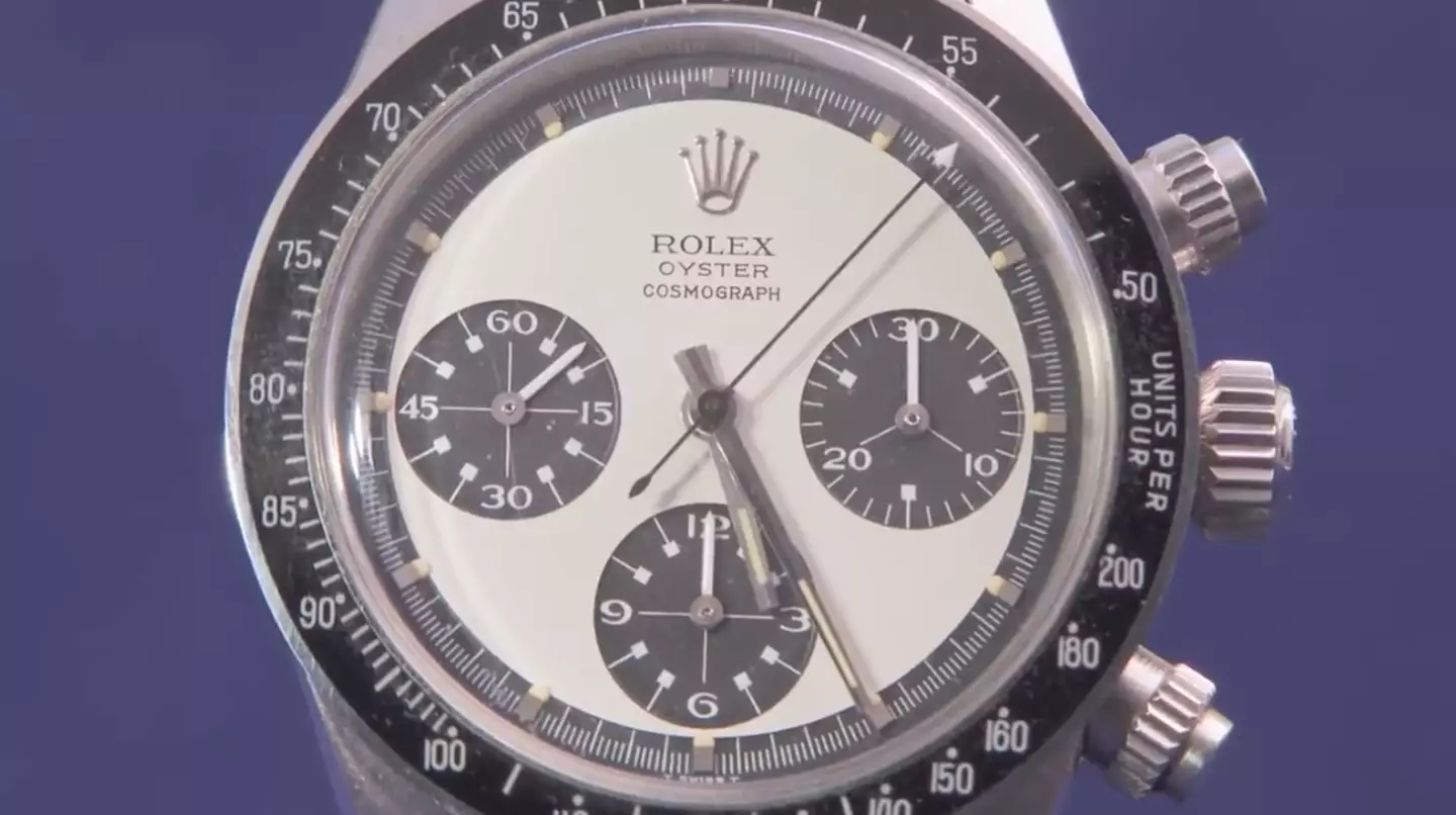 The rare Rolex.