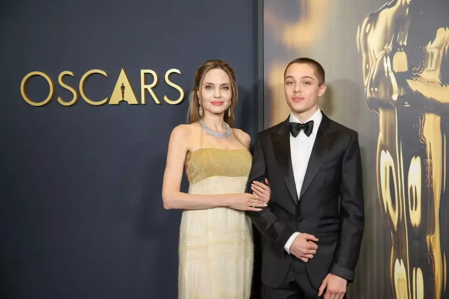 Angelina Jolie and Brad Pitt's son has made his first red carpet appearance in years (Jason Armond / Los Angeles Times via Getty Images)