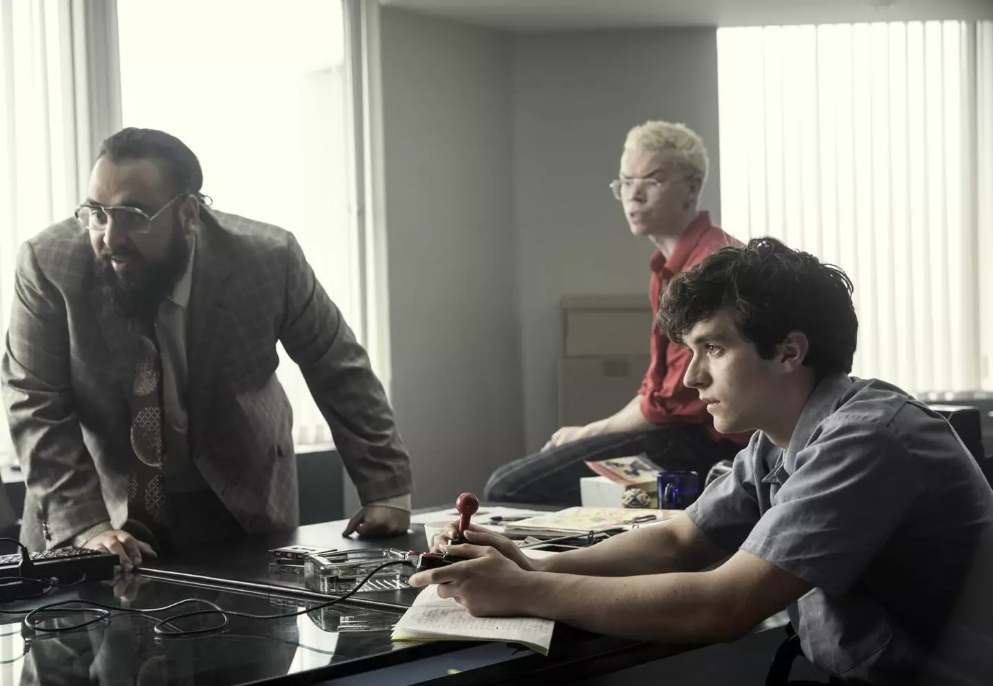 Will Poulter and Asim Chaudhry reprised their roles in season 7 (Stuart Hendry / Netflix)