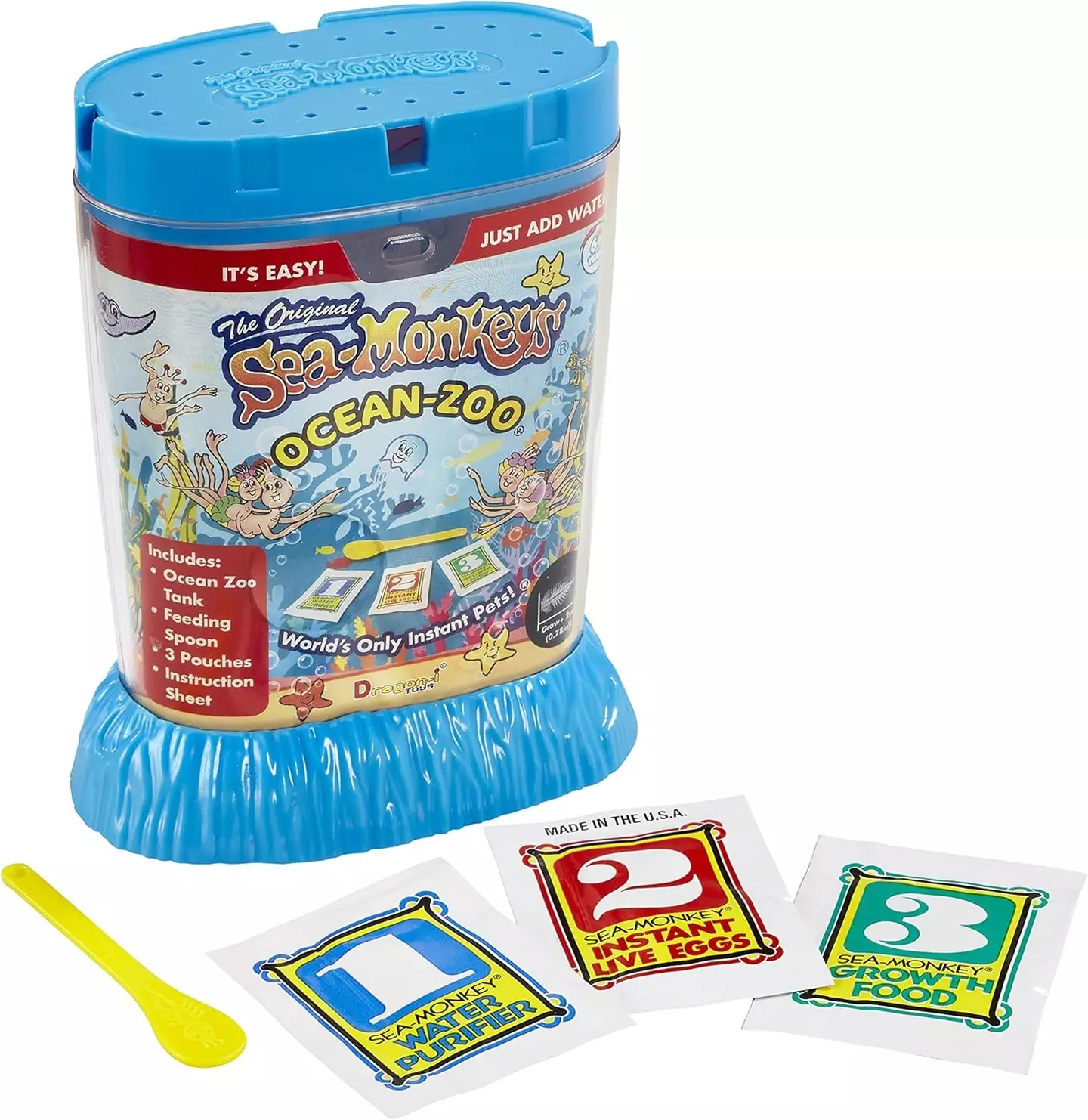 Jon has provided his six steps on how to grow your own Sea-Monkey colony (Amazon)