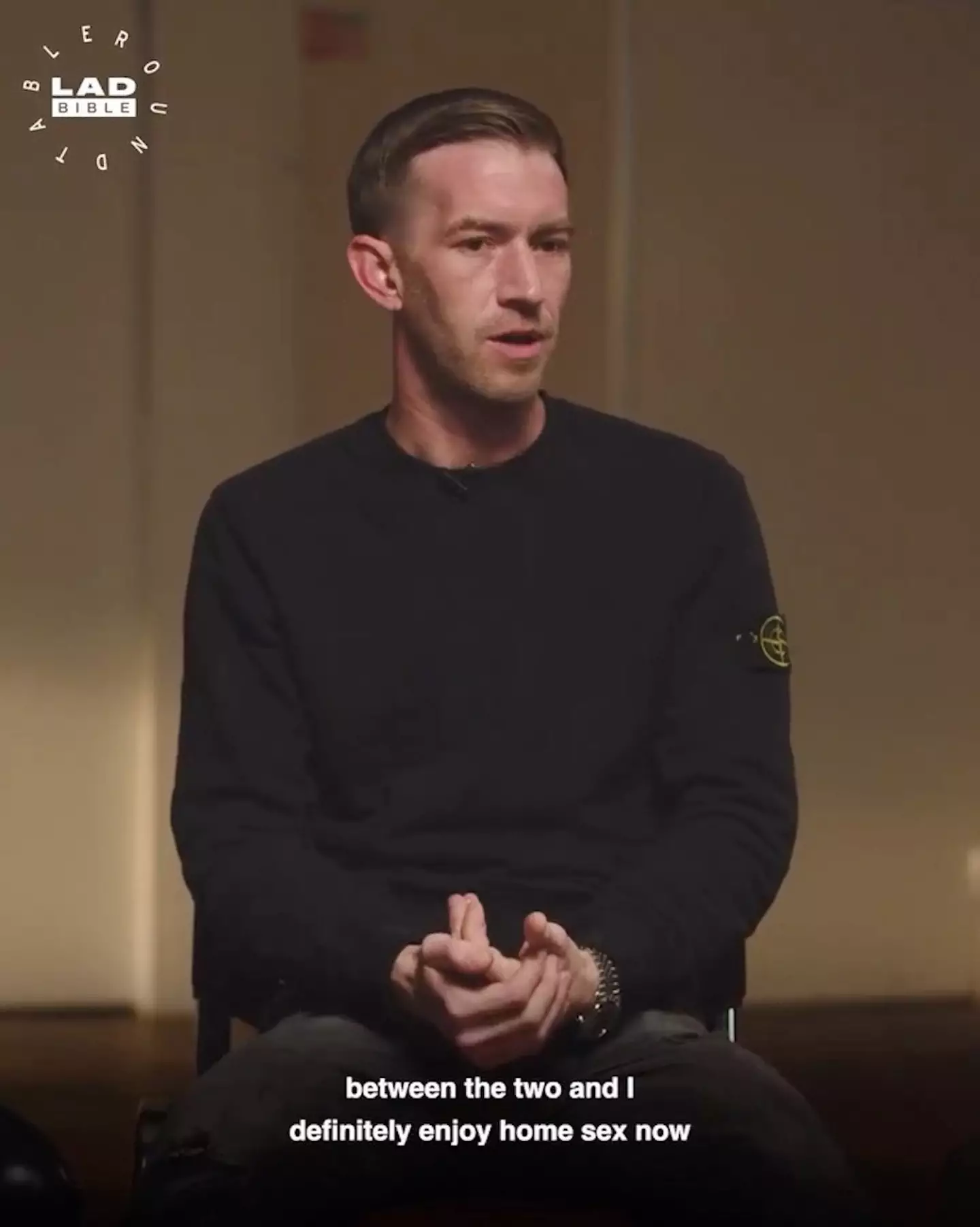 Before porn, Danny used to work on a building site.