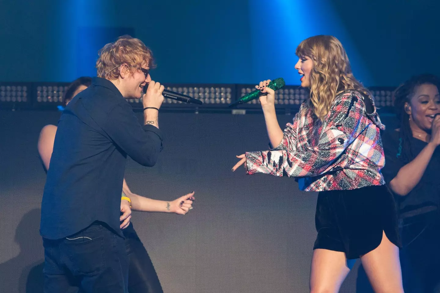 Sheeran and Swift.