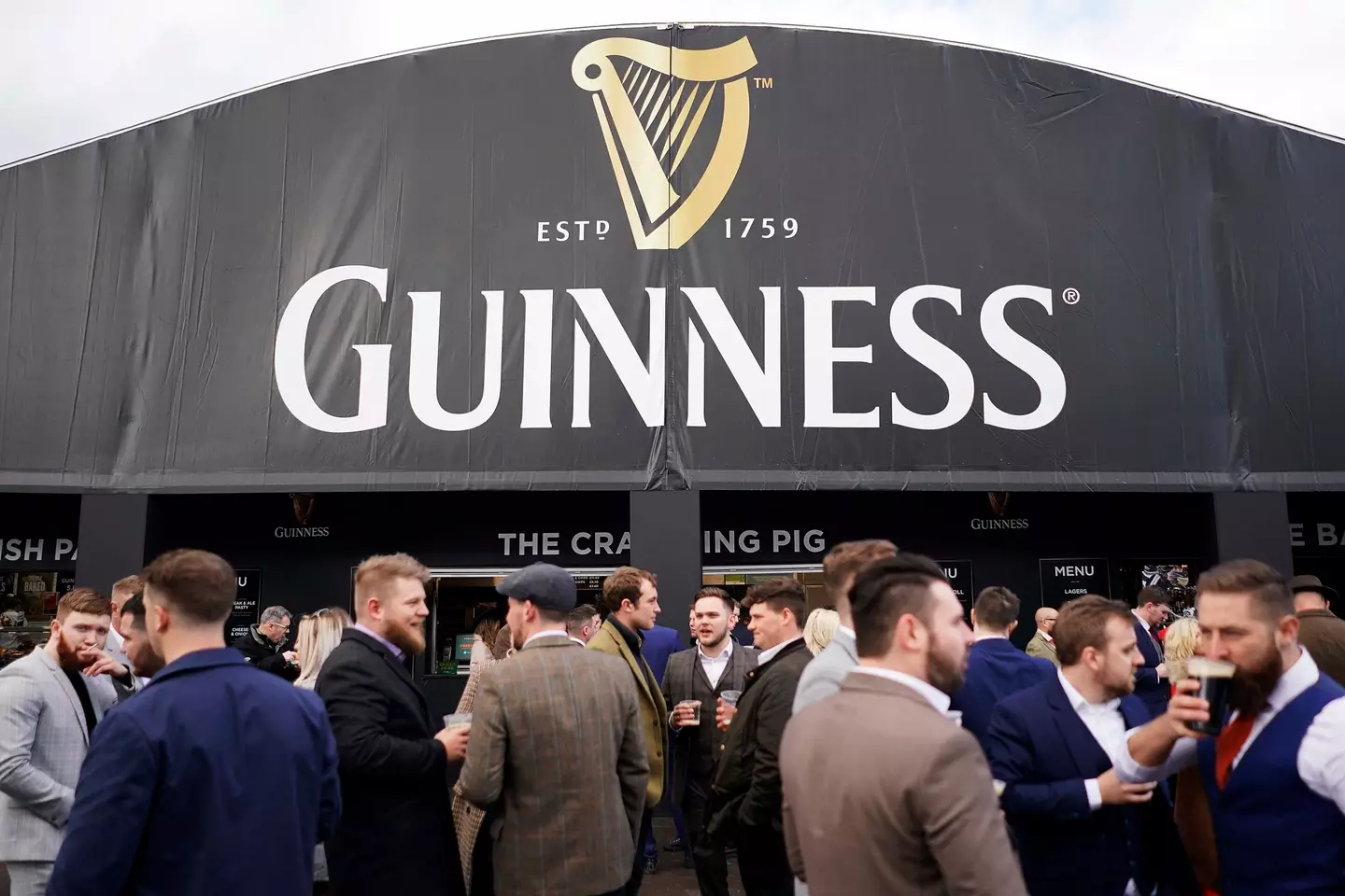 Fans are outraged at the price of a pint of Guinness at this year's Cheltenham Festival.