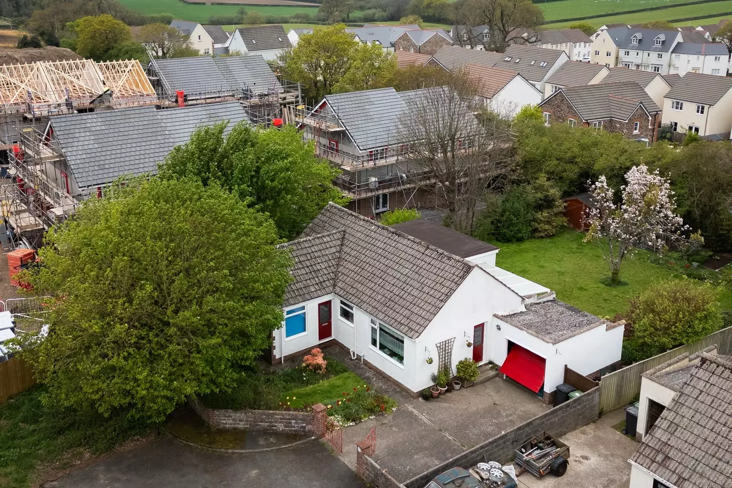 Martine says the couple have asked for 'frosted windows' as they have 'lost all privacy' (SWNS)