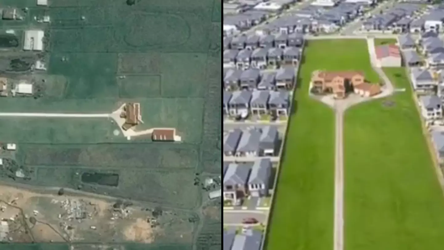 Incredible timelapse shows neighbourhood of family who refused £25 million offer from developers 