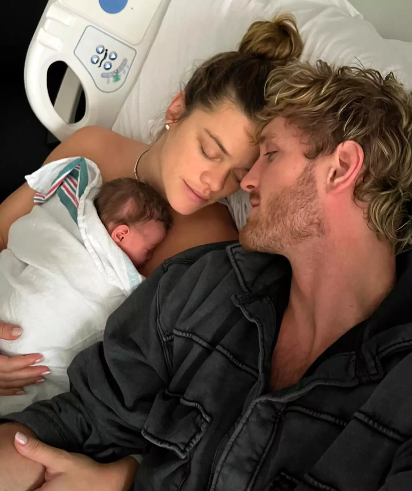 Paul's a girl dad now. (Instagram/@loganpaul)