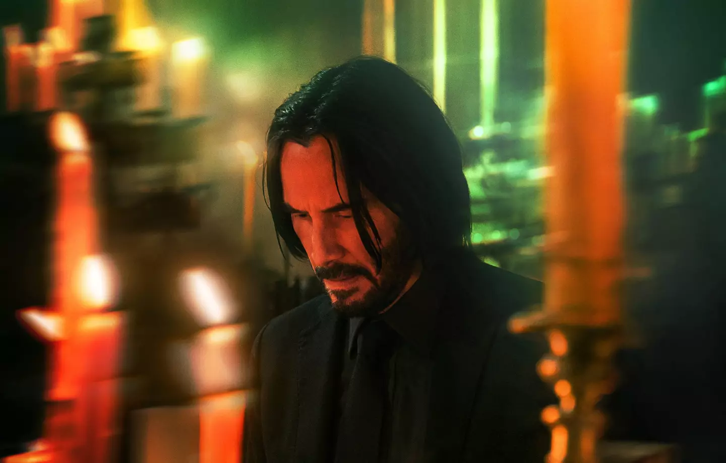 Keanu Reeves in John Wick Chapter Four.