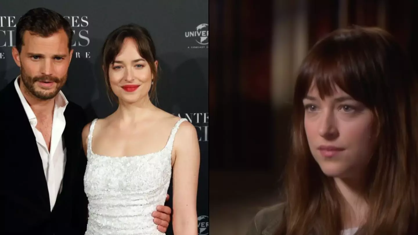 Dakota Johnson and Jamie Dornan gave each other 'awkward' look when asked about 50 Shades of Grey sex scenes