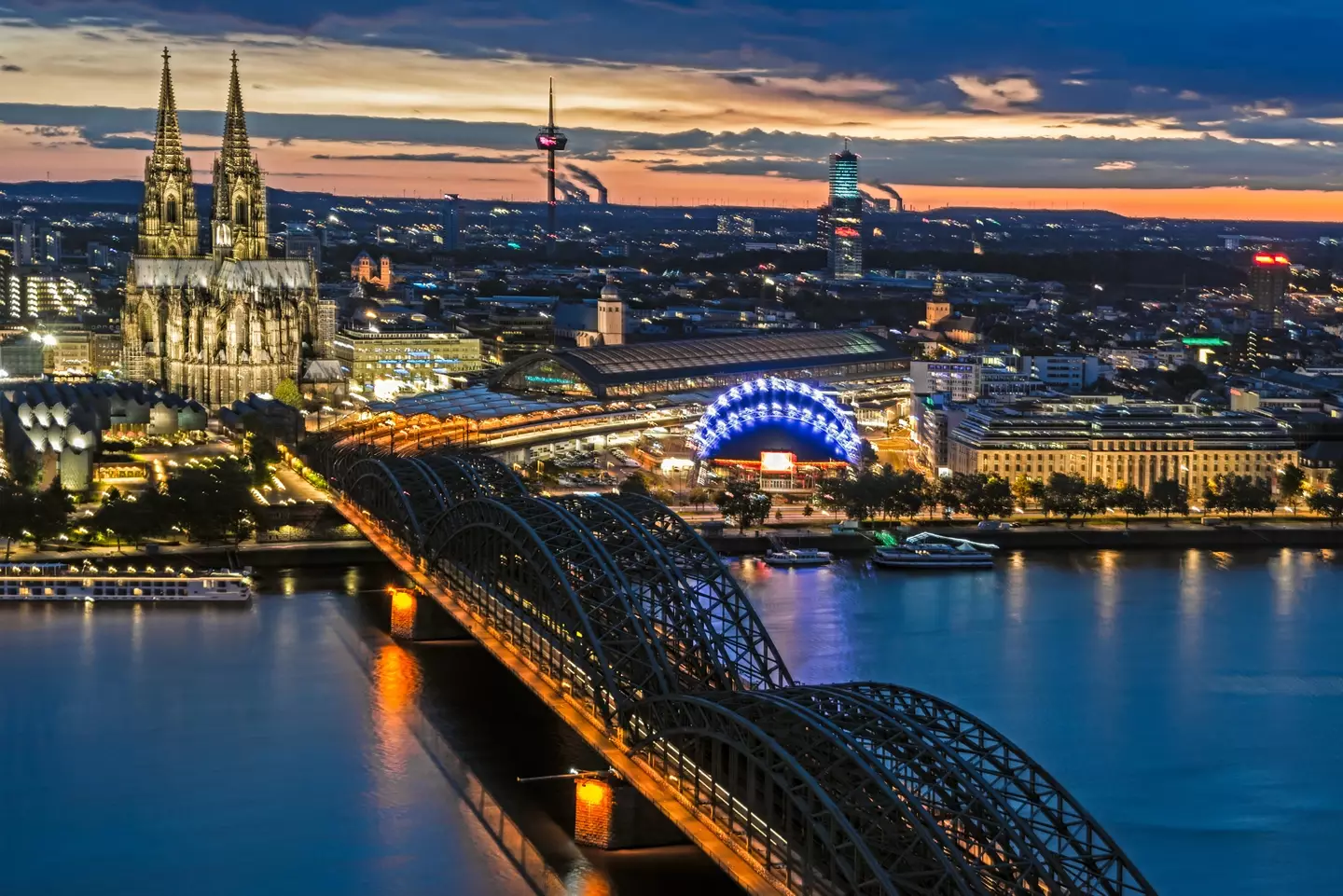 Cologne, Germany, a city on the Thalys network.