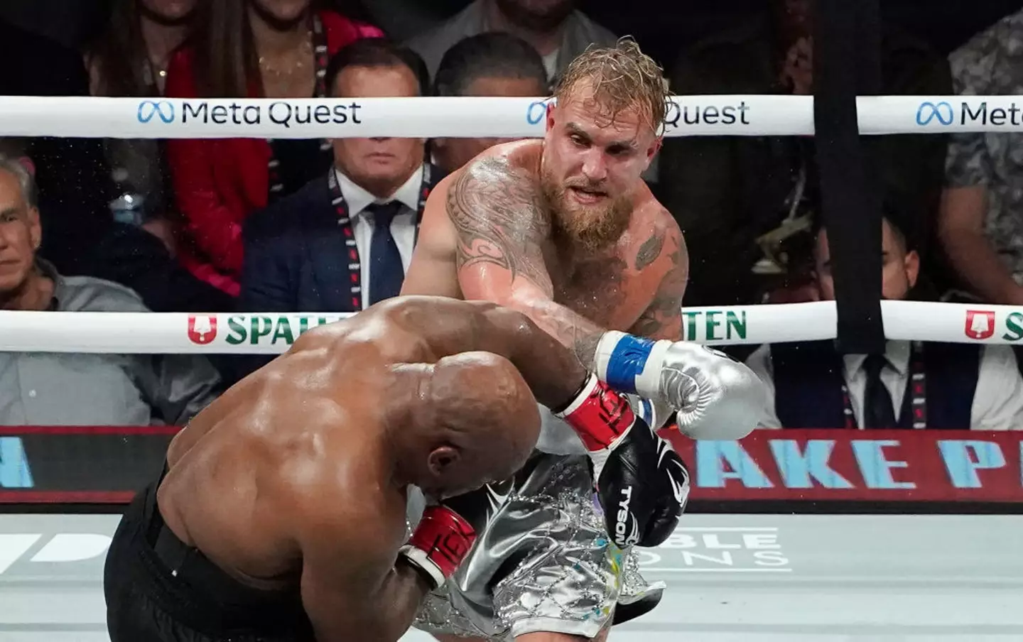 Jake Paul's pro boxing record is 12 wins and one loss (TIMOTHY A. CLARY/AFP via Getty Images)