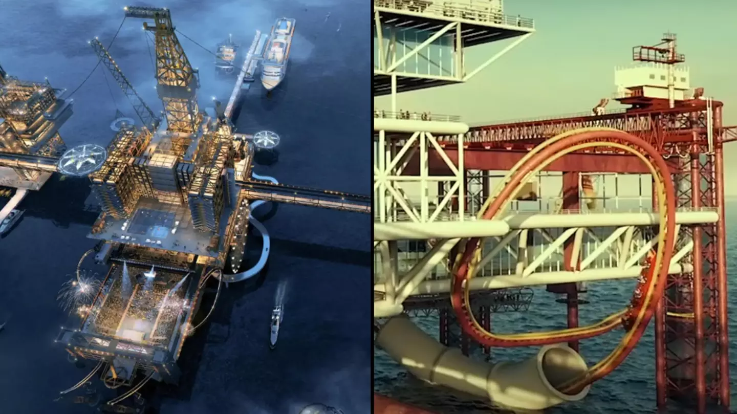 Mind-blowing £4 billion floating theme park set to have one of world's best rollercoasters