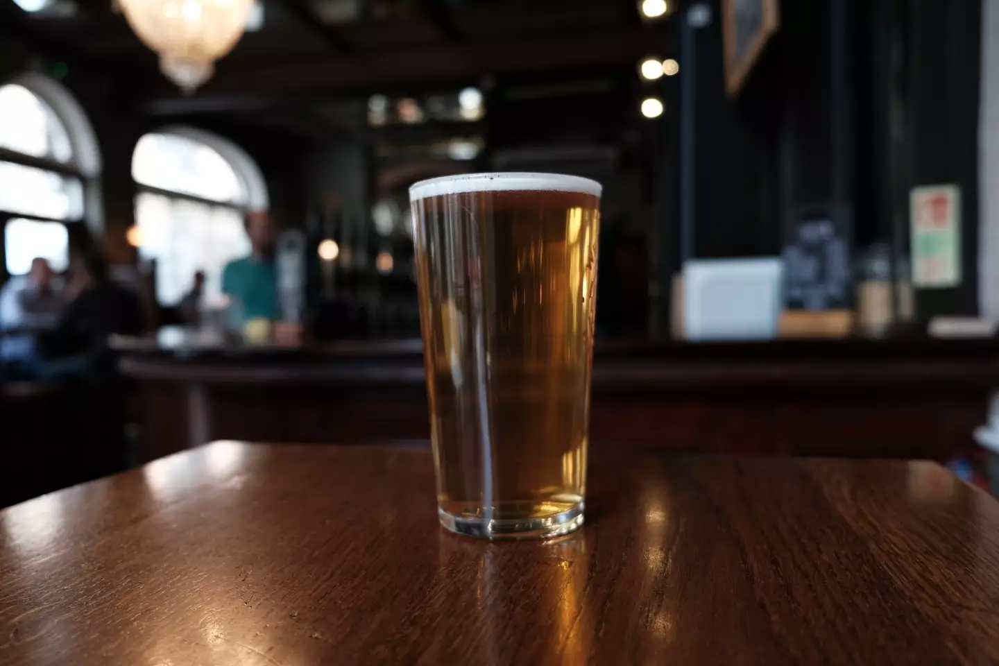 One pint of lager will have an effect. (Getty Stock)